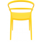 Кресло пластиковое Siesta Contract Pia стеклопластик желтый Фото 8