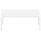Столик пластиковый журнальный Siesta Contract Sky Lounge Table сталь, пластик белый Фото 5