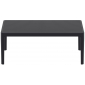 Столик пластиковый журнальный Siesta Contract Sky Lounge Table сталь, пластик черный Фото 5