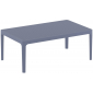 Столик пластиковый журнальный Siesta Contract Sky Lounge Table сталь, пластик темно-серый Фото 1