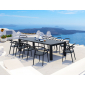 Стол пластиковый раздвижной Siesta Contract Vegas Table XL стеклопластик черный Фото 4