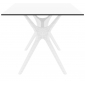 Стол пластиковый Siesta Contract Ibiza Table 180 пластик, ламинат HPL белый Фото 6