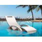 Шезлонг-лежак пластиковый плавающий Arkema Serendipity Chaise Floating S130 полиэтилен высокой плотности Фото 10