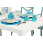 Комплект пластиковой мебели DELTA Zeus Box & Arizona полипропилен белый, голубой Фото 7