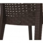 Комплект пластиковой мебели DELTA Dallas полипропилен коричневый Фото 7