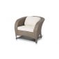 Комплект плетеной мебели 4SIS Римини алюминий, искусственный ротанг, ткань серо-коричневый Фото 3