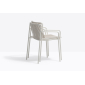 Кресло металлическое PEDRALI Tribeca сталь, роуп белый Фото 7