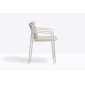 Кресло металлическое PEDRALI Tribeca сталь, роуп белый Фото 5