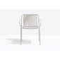 Кресло металлическое PEDRALI Tribeca сталь, роуп белый Фото 2