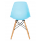 Стул пластиковый ST-GROUP Eames DSW пластик, бук, сталь голубой Фото 4