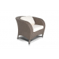 Кресло плетеное 4SIS Римини алюминий, искусственный ротанг серо-коричневый Фото 3