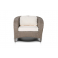 Кресло плетеное 4SIS Римини алюминий, искусственный ротанг серо-коричневый Фото 2