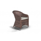 Комплект плетеной мебели 4SIS Кон Панна С алюминий, искусственный ротанг, ткань коричневый Фото 3