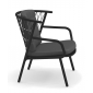 Кресло металлическое с подушками EMU Nef  акрил, алюминий, роуп Фото 5