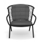 Кресло металлическое с подушками EMU Nef  акрил, алюминий, роуп Фото 4