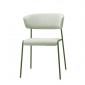 Кресло с обивкой Scab Design Lisa Waterproof сталь, дерево, влагозащитная ткань зеленый Фото 5
