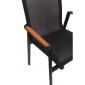 Кресло металлическое текстиленовое DELTA Rossi текстилен, алюминий черный Фото 4