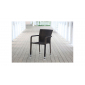 Кресло плетеное Grattoni GS 918 алюминий, искусственный ротанг коричневый Фото 3