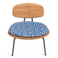 Подушка на сиденье для стула Ethimo Agave акрил синий Фото 5