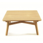 Столик деревянный кофейный Ethimo Knit тик натуральный Фото 5