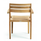 Кресло деревянное Ethimo Ribot тик натуральный Фото 6