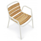 Кресло деревянное Ethimo Stitch тик, алюминий Фото 2
