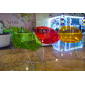 Комплект прозрачных стульев PEDRALI Gliss Set 4 металл, пластик желтый Фото 8