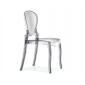 Комплект прозрачных стульев PEDRALI Queen Set 2 поликарбонат серый Фото 3