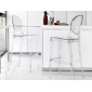 Комплект барных прозрачных стульев Scab Design Igloo Set 4 поликарбонат прозрачный Фото 2