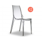 Комплект прозрачных стульев Scab Design Vanity Set 2 поликарбонат прозрачный Фото 1