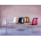 Комплект прозрачных стульев Siesta Contract Allegra Set 4 сталь, поликарбонат янтарный Фото 7