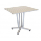 Стол обеденный металлический Magnani Aluminium Table алюминий Фото 4