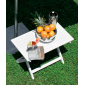 Столик металлический складной кофейный Magnani Small Table алюминий серебристый Фото 11