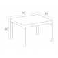 Столик пластиковый журнальный Siesta Contract Sky Side Table пластик черный Фото 2