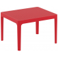 Столик пластиковый журнальный Siesta Contract Sky Side Table пластик красный Фото 1