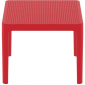 Столик пластиковый журнальный Siesta Contract Sky Side Table пластик красный Фото 5