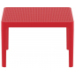 Столик пластиковый журнальный Siesta Contract Sky Side Table пластик красный Фото 6