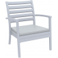 Подушка на сиденье для кресла Siesta Contract Artemis XL полиэстер светло-серый Фото 6