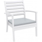 Подушка на сиденье для кресла Siesta Contract Artemis XL полиэстер светло-серый Фото 7