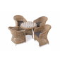 Комплект детской плетеной мебели 4SIS Тильда алюминий, искусственный ротанг соломенный Фото 2