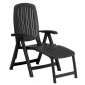 Подставка для ног для кресла Nardi Footrest 45 (Salina) полипропилен антрацит Фото 2