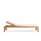 Шезлонг-лежак деревянный Ethimo Sand тик натуральный Фото 5