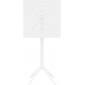 Стол пластиковый барный складной Siesta Contract Sky Folding Bar Table 60 сталь, пластик белый Фото 17