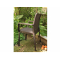 Кресло пластиковое DELTA Napoli полипропилен коричневый Фото 3