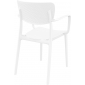 Кресло пластиковое Siesta Contract Loft стеклопластик белый Фото 8