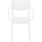 Кресло пластиковое Siesta Contract Loft стеклопластик белый Фото 6