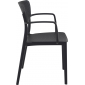 Кресло пластиковое Siesta Contract Loft стеклопластик черный Фото 5