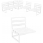 Модуль дополнительный для дивана Siesta Contract Mykonos пластик белый Фото 1