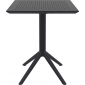Стол пластиковый складной Siesta Contract Sky Folding Table 60 сталь, пластик черный Фото 14