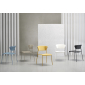 Стул пластиковый Scab Design Lisa Technopolymer сталь, технополимер тортора Фото 5